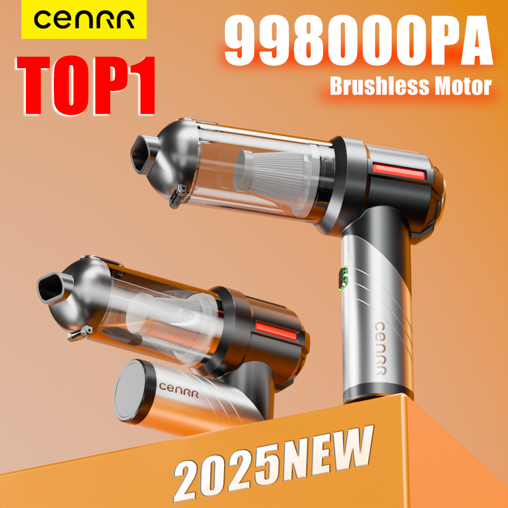 CENRR ミニ車の掃除機強力な 998000PA コードレスポータブル掃除機家庭用電化製品ハンドヘルド送風機車のクリーナー