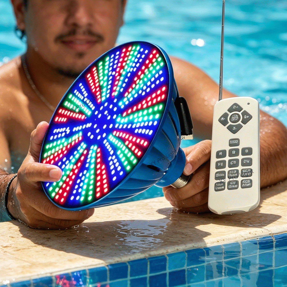 60 ワット E26 PAR56 RGB LED スイミングプールライト防水 IP68 水中ランプ池ライト 12V 120V 池 Luz Piscina 風景ライト