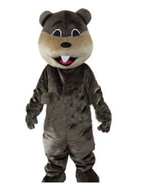 New Adult Beaver Mascot Costume Cosplay Mascotte Fancy Dress Character Carnival Christmas Celebration Mascot Costume