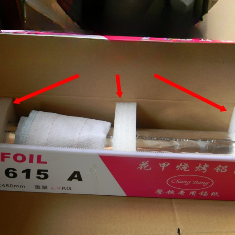 38 センチメートル × 500 メートルロール肥厚アルミ箔紙バーベキューグリル食品ラップケータリング簡易包装