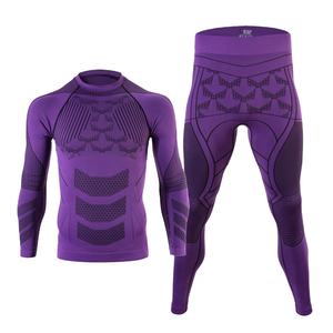 スポットグッズ 男女兼用スキーアンダーウェアセット 速乾機能性コンプレッションセット
