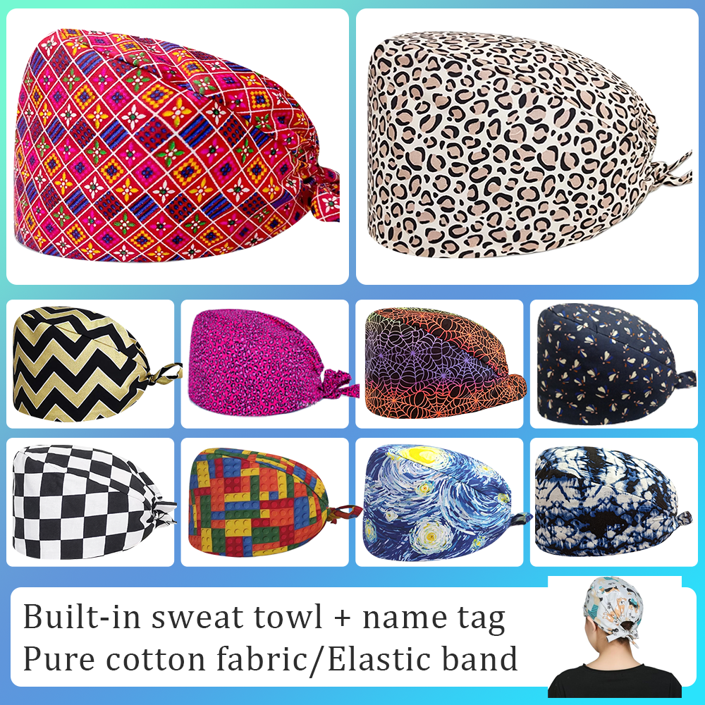 Surgical Cap Woman Caps Dentist Scrub Women's Surgeon Man Medical for Men Hats Bucket Hat Clinical Winter Operating Room Nurse