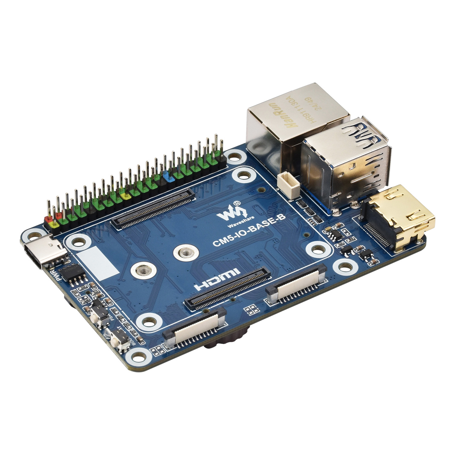 CM5 IOベースボードEEPROM SSD NVMe拡張ボード（Raspberry Pi Compute Module 5 Lite eMMCキャリアボード、4GB/8GB対応）