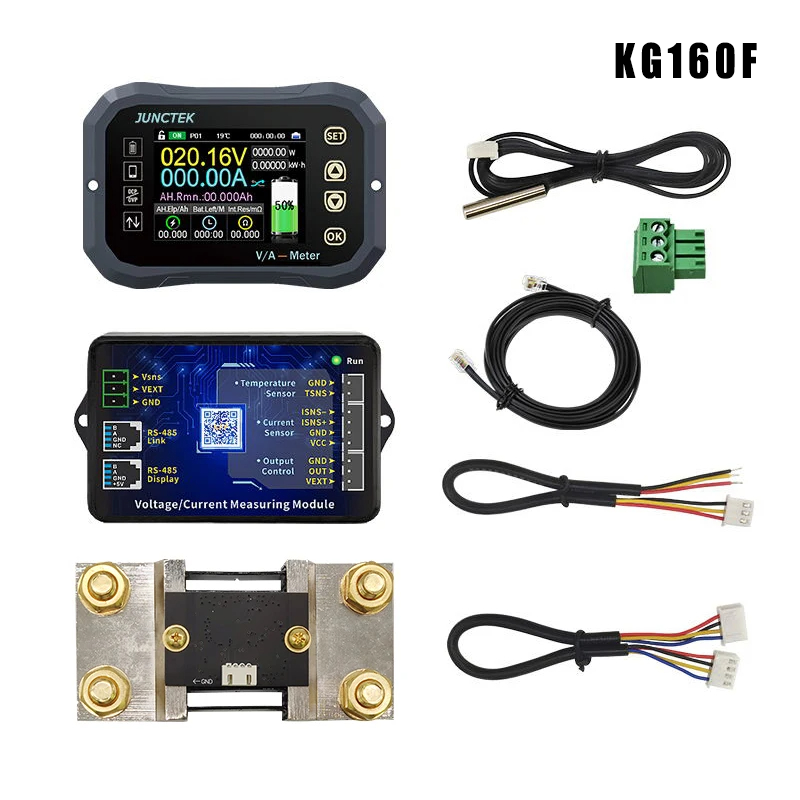 KG160F KG140F KG110F バッテリー容量検出器、クーロンカウンター 100a リチウム容量テスター電圧、電流、電力計