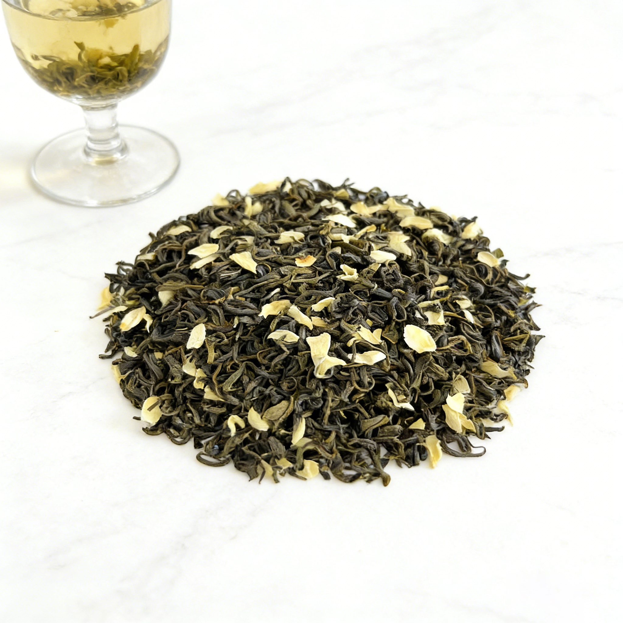 H-020 Factory Direct Sales   Yunding   Jasmine Green Tea  Bags  Reduce Fatigue Soothing the Throat Healthy Customizable