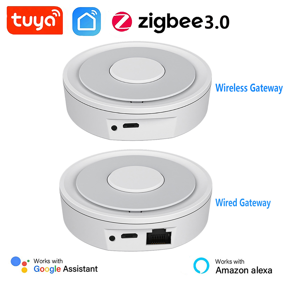 Tuya Smart ZigBee3.0 ワイヤレス/有線ゲートウェイ ハブ ホーム ワイヤレス ブリッジ スマート ライフ APP リモコン Alexa Google Home と連携