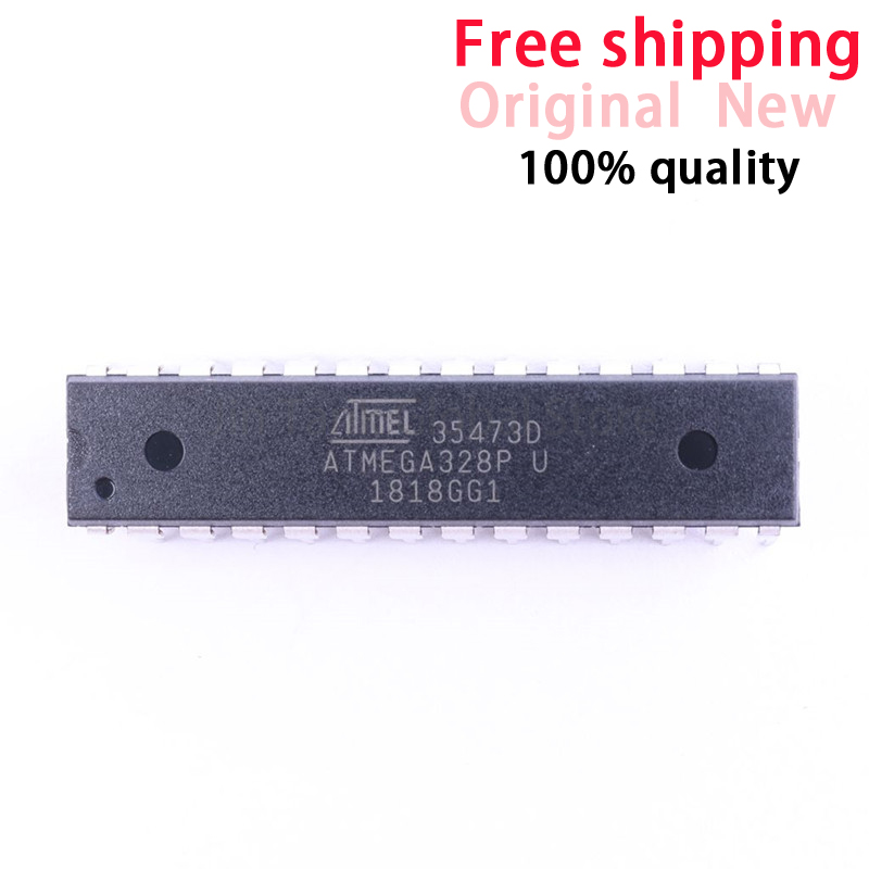 (5-10 ピース) 100% 新しい ATMEGA328P-PU ATMEGA328 ATMEGA328P ATMEGA328P P U DIP-28 チップセット