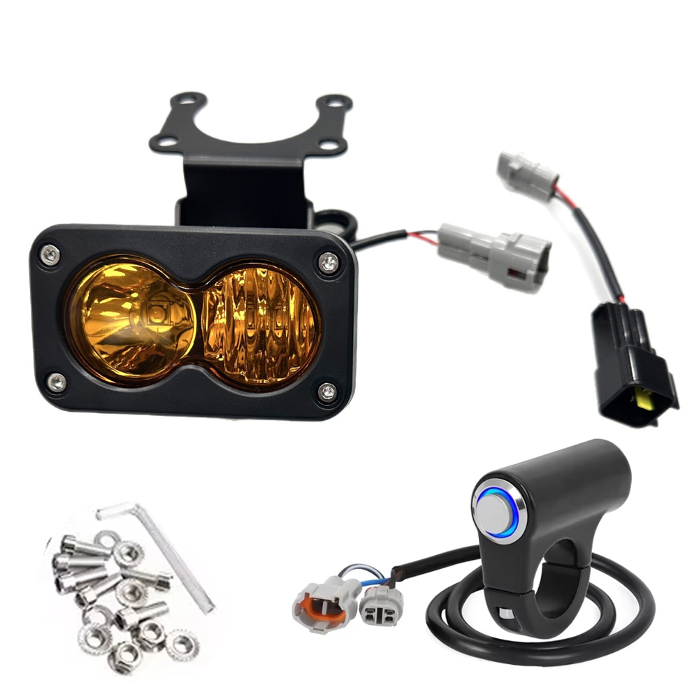 ヘッドライトキット 6000-6500K LED ライトバー Surron Sur Ron Taparia Talaria Sting MX4 MX5 Eride E Ride Pro X260 ダートバイクライト用