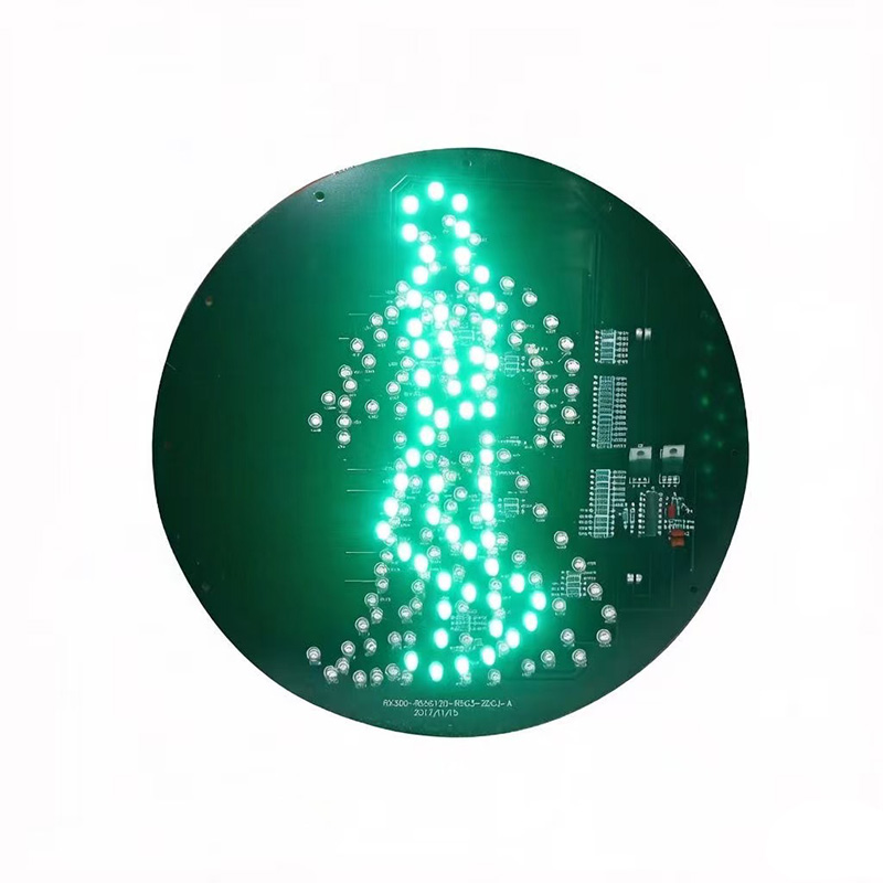 265 ミリメートル赤緑歩行者信号機 PCB ボード DC12V AC85-265V 交通安全用信号機交換ボード