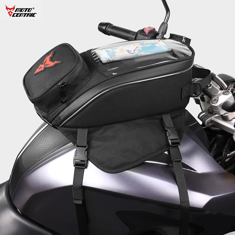 MOTOCENTRIC オートバイタンクバッグ防水バイク燃料タンクバッグモトサイクリングショルダーシングルバッグ乗馬旅行バックパック