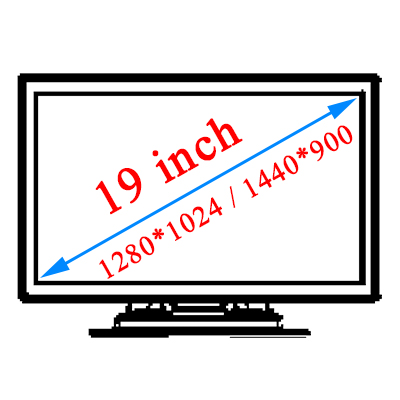 産業用アプリケーション向けの DVI および USB インターフェイスを備えた新しいタッチスクリーンなし 19 インチ オープン フレーム モニター