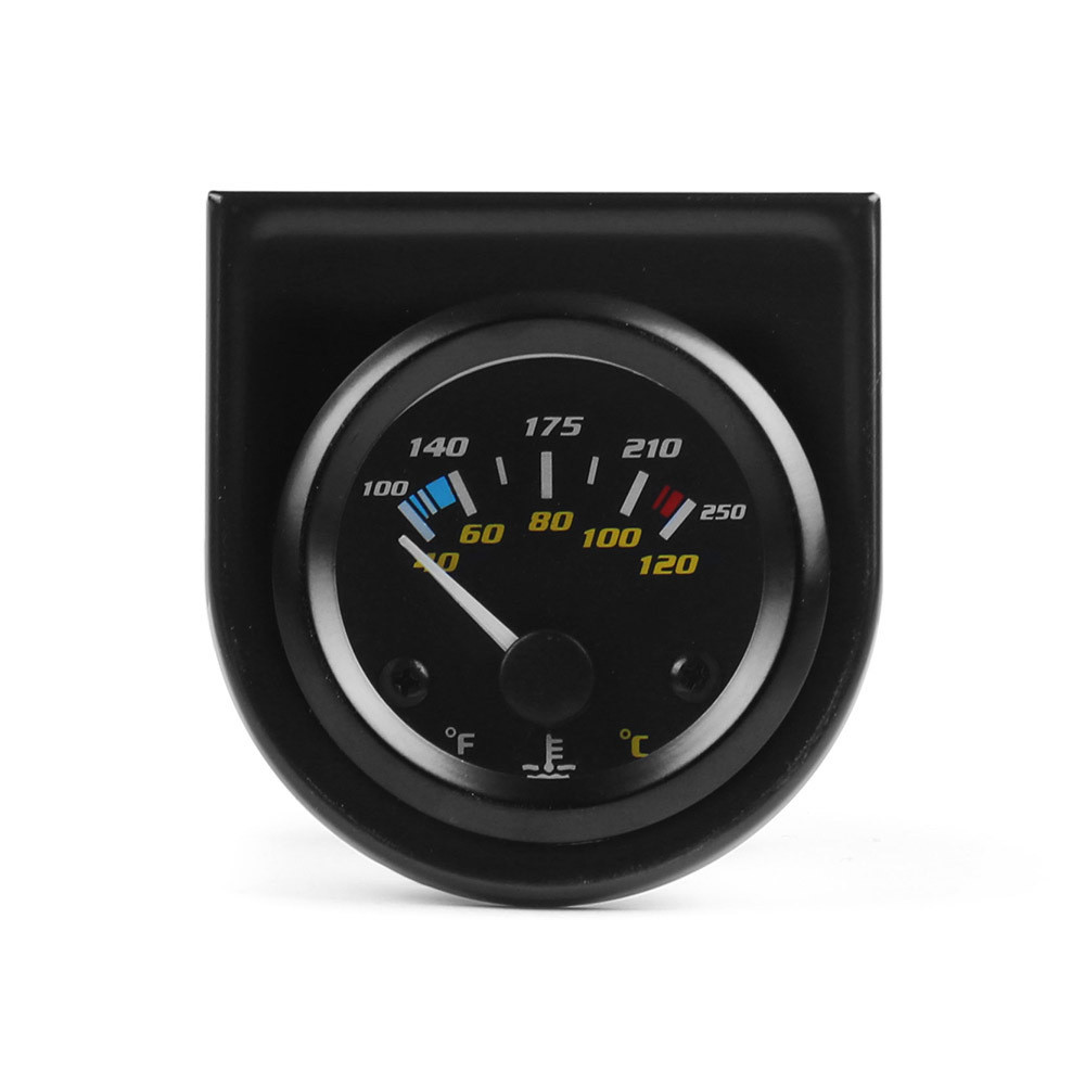 52MM ダブルスケール水温計 40~120°C/100~250°F センサー付き