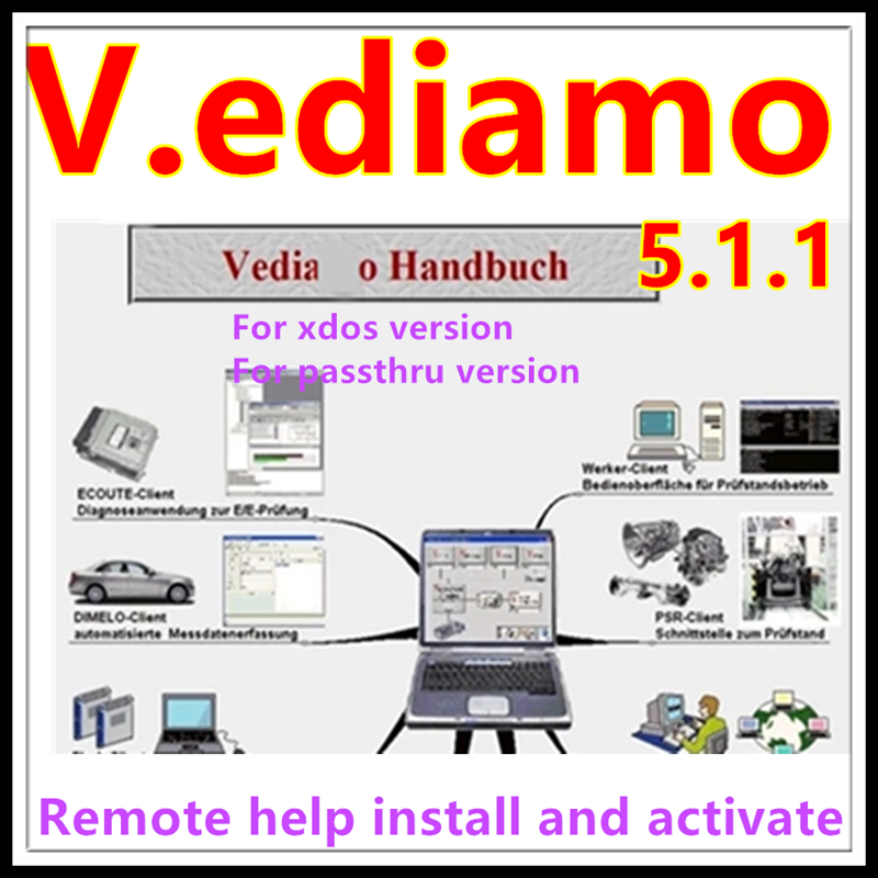 最新の Vediamo 5.01.01 ソフトウェアの無料ヘルプ インストール MB Star C4/C5 OpenPort 用のフラッシュ ファイルを使用して Vediamo ソフトウェアをアクティブ化する