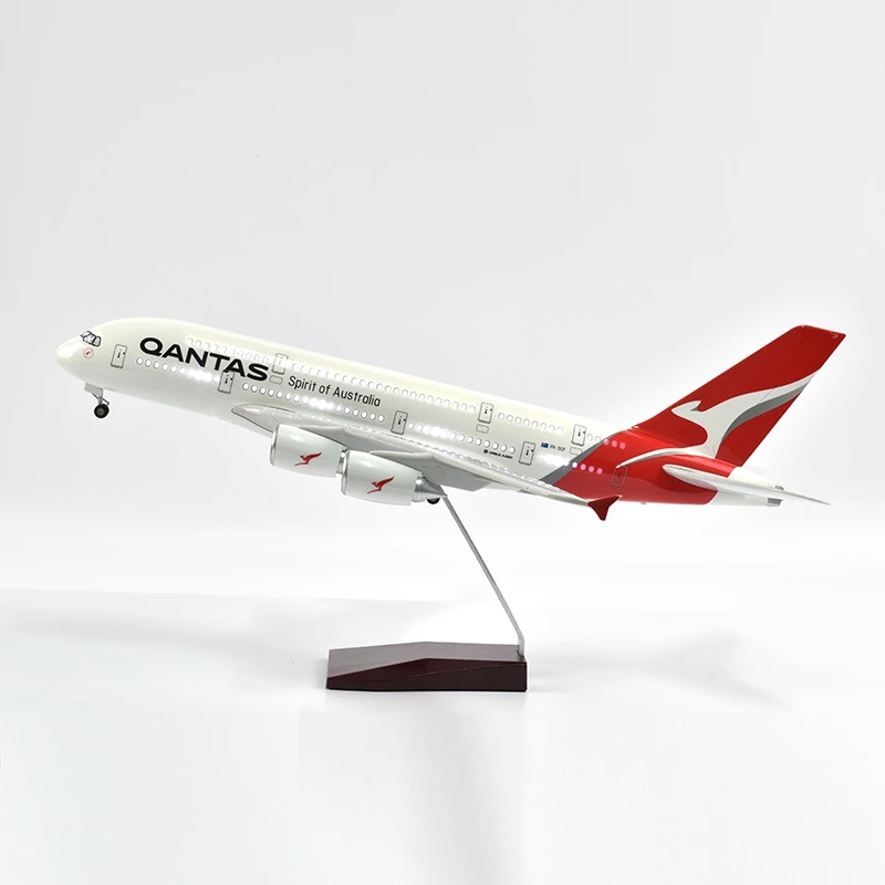 A380 カンタス航空オーストラリア航空機モデル 1/160 スケール 380 エアバスモデル 47 センチメートル樹脂キャスト航空機おもちゃ子供のおもちゃ
