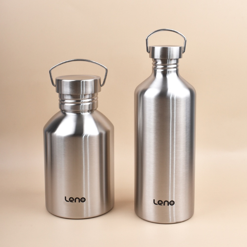 2L ドリンクボトルスポーツ用大容量ステンレス鋼スポーツボトル単層水カップ金属フラスコ酒器キャンプスポーツ