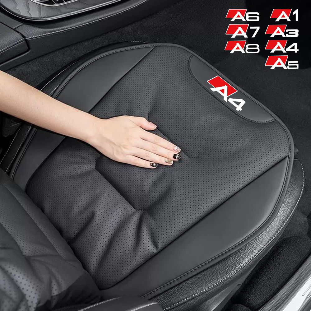 レザーカーシートカバーユニバーサル四季車のフロント/リアシートクッションアウディ A1 A3 A4 A5 A6 A7 A8 車の椅子プロテクターパッド