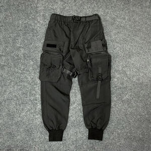メンズワークパンツ ストレートシルエット Mサイズ ゆったりフィット ポケット多数 ストリートスタイル パンツ サイズ 6XL 軽量キャンバス地 フロントフラット カジュアル OEM/ODM