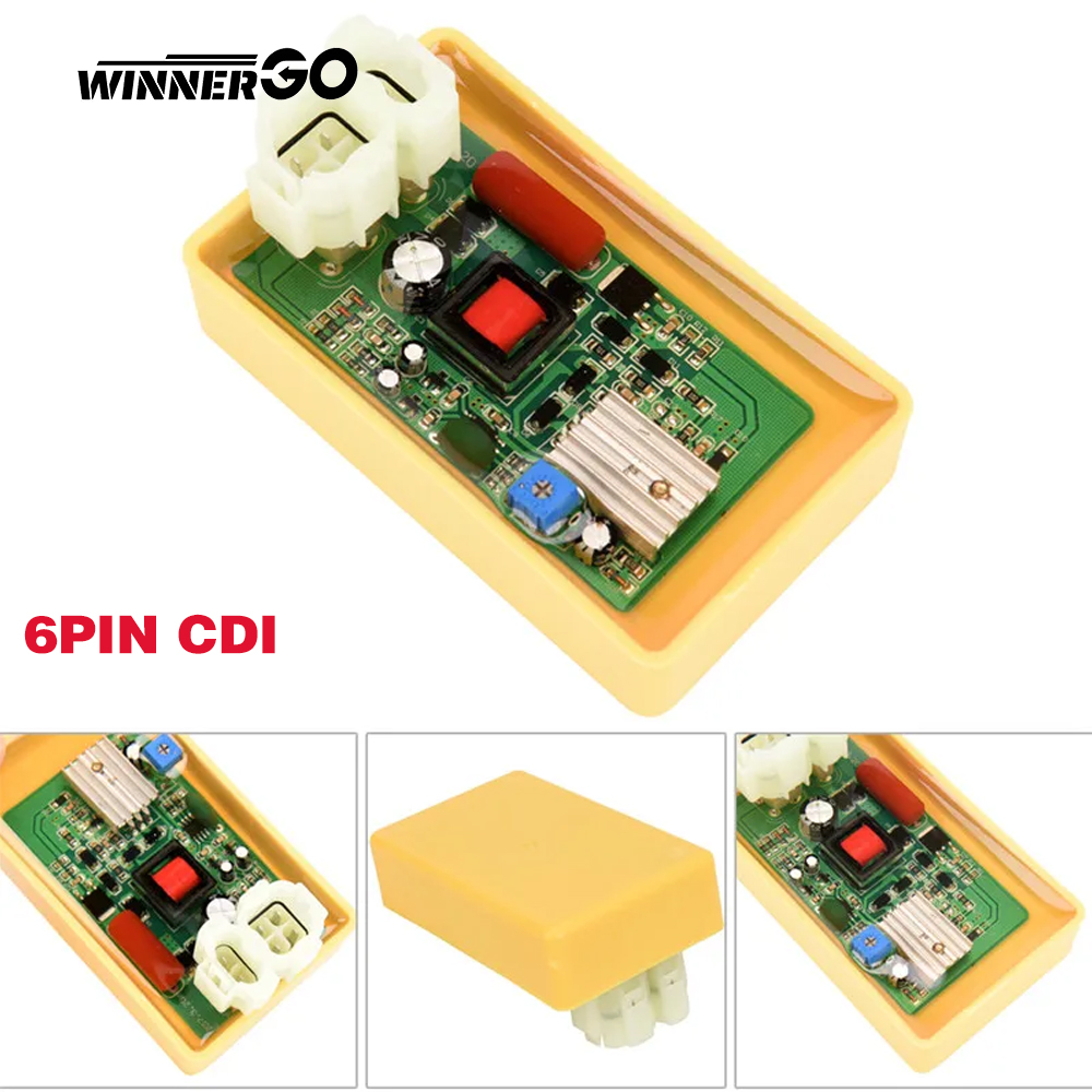 6PIN CDI DC CDI 調整可能な DC パフォーマンスレーシング点火ボックス GY6 150 250 スクーター原付オートバイバイク