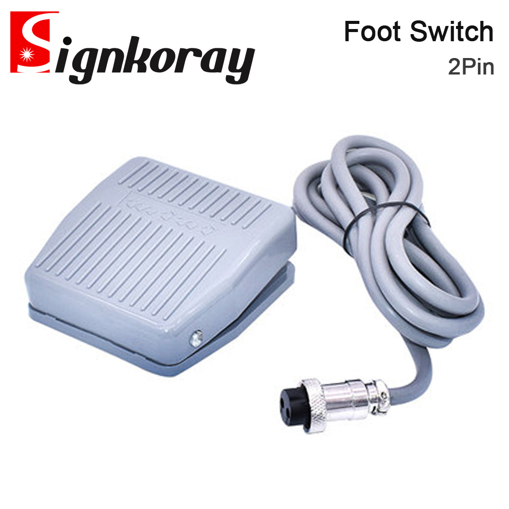 SignkoRay フットスイッチフットモメンタリコントロールスイッチ電動パワーペダルレーザーマーキングマシン用