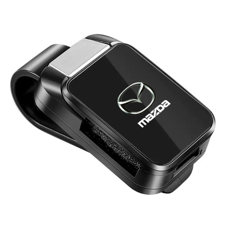 車のメガネクリップサンバイザーサングラスチケットカードホルダーマツダ 2 3 6 8 RX8 MX3 CX4 CX-5 CX-7 CX-9 MX5 CX30 オートアクセサリー