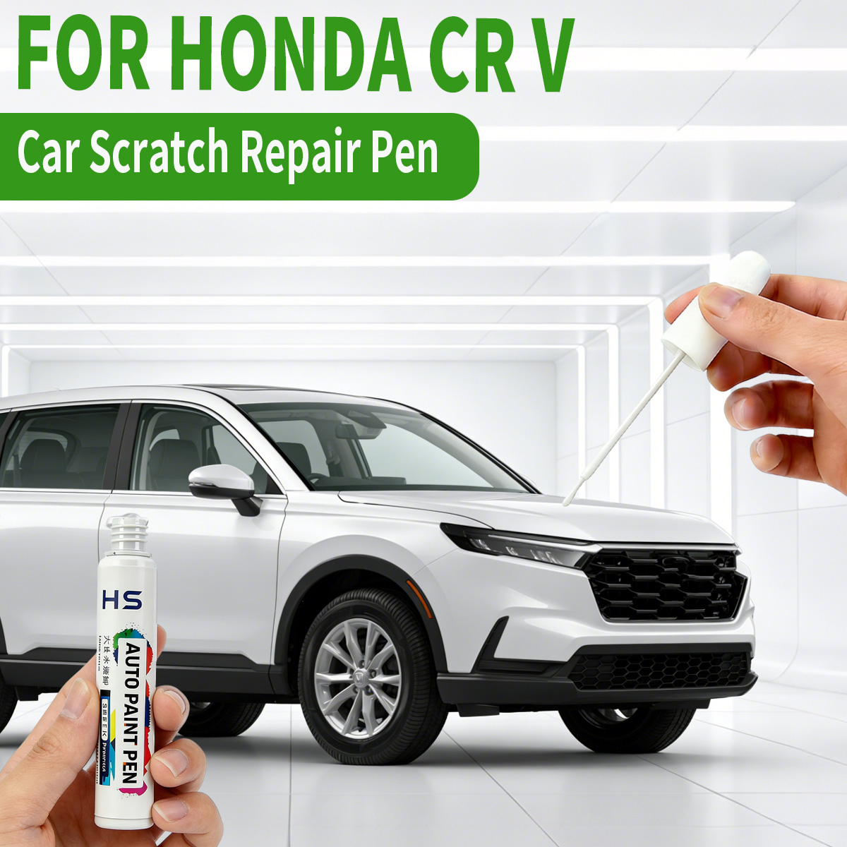 ホンダ CR-V 車の塗装修理ペンタッチアップスクラッチリムーバー DIY オートアクセサリークリスタル黒白青赤 R500P ゴールドグリーン