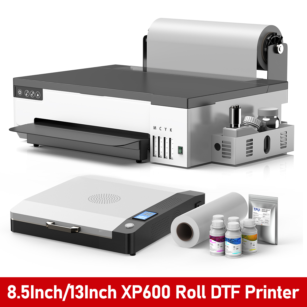 A4 A3 DTF プリンタエプソン XP600 8.5/13 インチ Impresora DTF マシン DTF オーブン付き直接フィルム DTF プリンタ服 T シャツ