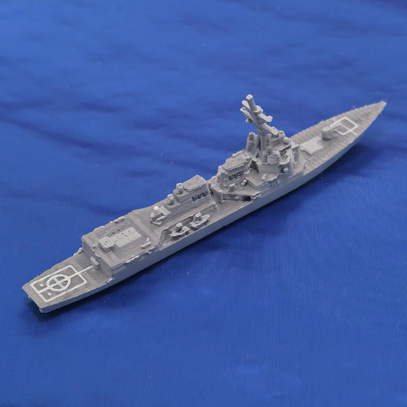 3D プリント海軍アーリー バーク フライト III 駆逐艦モデル 1/2000 スケール軍艦ウォーターライン バージョンデスクトップ装飾ショーケース用
