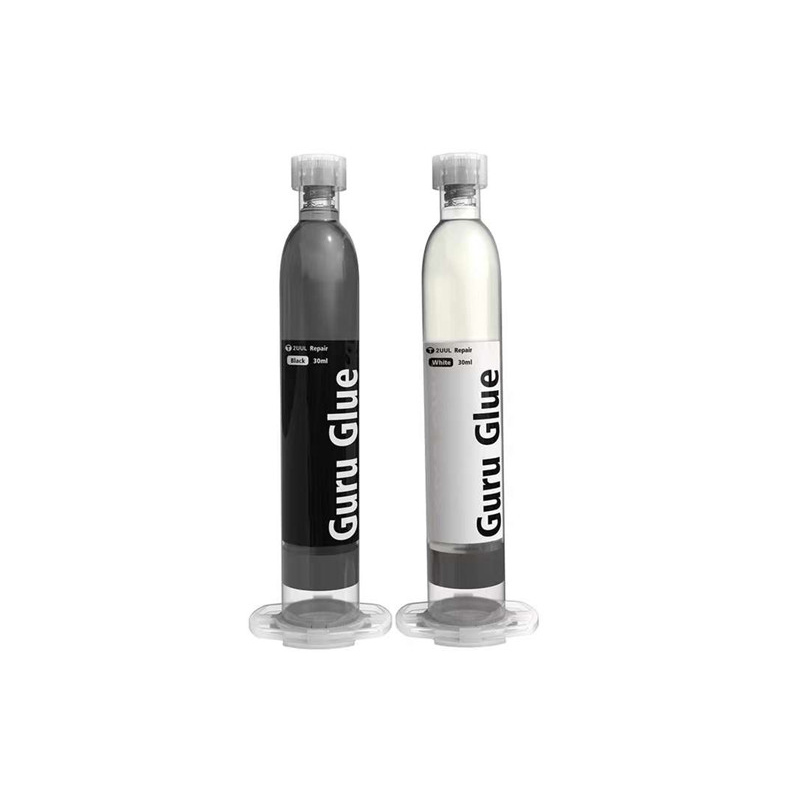 2UUL 30 ミリリットル黒、白の達人バッファ接着剤携帯電話の液晶画面フレーム背面ガラススティックアップ接着
