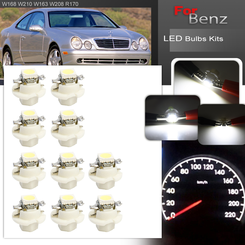 ベンツ M クラス W163 1997-2001 ML270 CDI ML230 ML320 ML350 ML430 ML55 AMG Led 電球インパネクラスター Speedo ダッシュライト