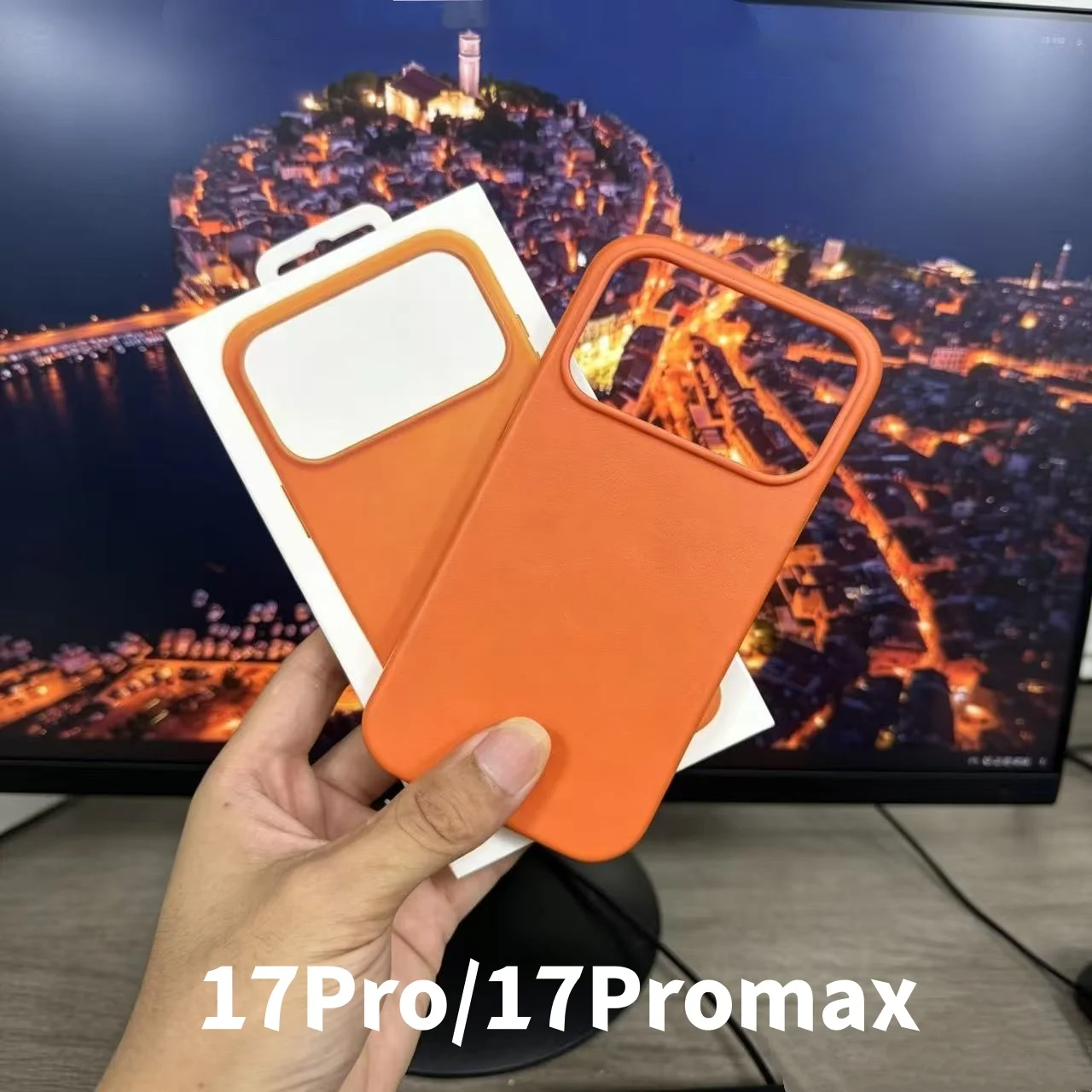 本革磁気電話ケース iPhone 17 Pro / 17 Pro Max 用 独立したカメラボタン付き 落下防止 耐衝撃カバー