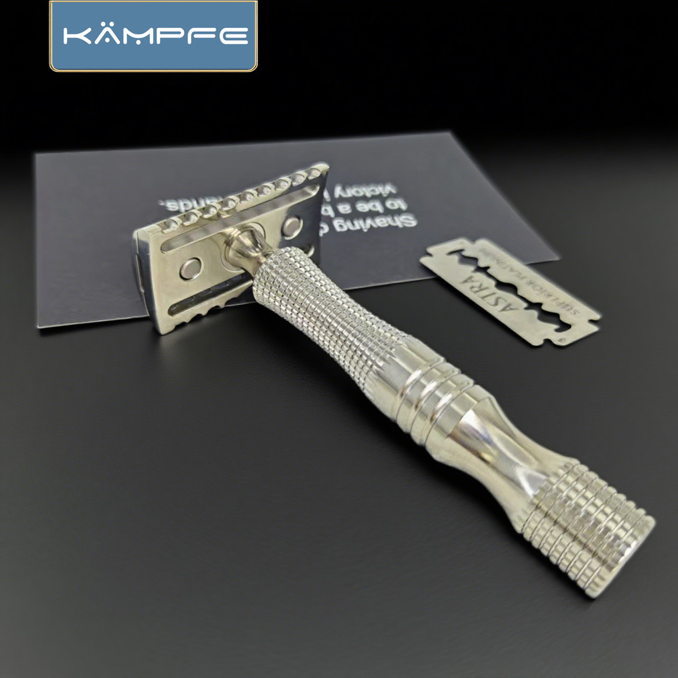 KAMPFE Manual Safety  CNC Processed Shaver Best Shaving Razor Stainless Steel Shave For Men Birthday Gift