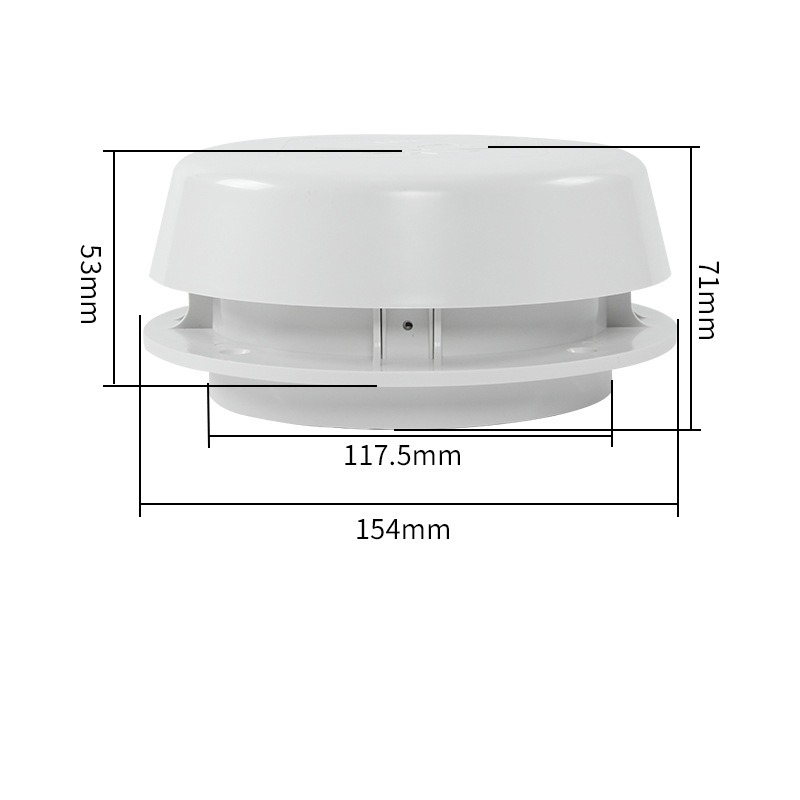 1PC キャラバン RV キノコヘッド空気出口屋根換気カバー RV フードキャンピングカーカバーカーアクセサリーインストール Replacemen