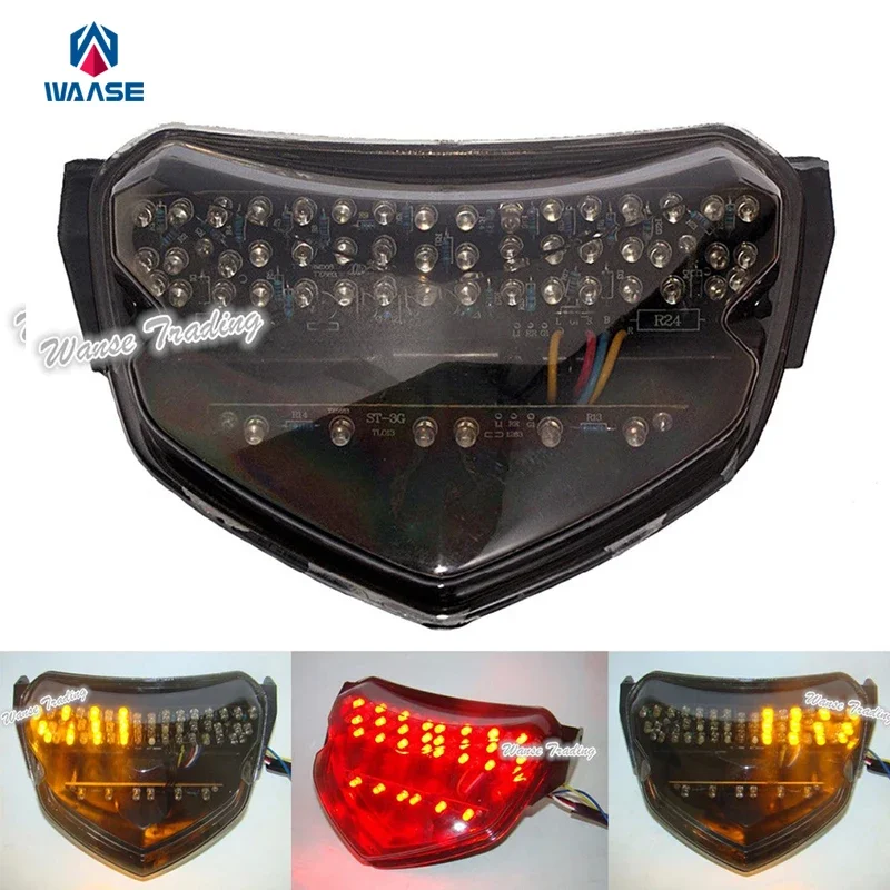 Waase リアテールブレーキターンシグナル統合 Led ライトスモーク 2004 2005 スズキ GSXR600 GSXR750 GSXR GSX-R 600 750 K4 K5
