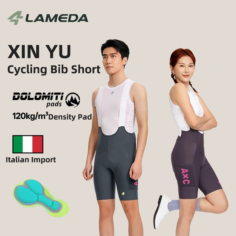 LAMEDA 2026 新しいプロフェッショナルサイクリングビブショーツ男性と女性のための高弾性と通気性春夏ビブショーツ