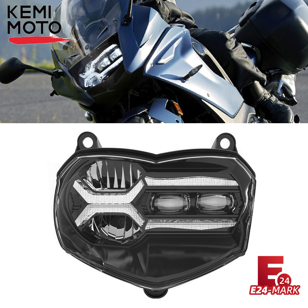 KEMIMOTO Bmw F800ST F800S F 800GT 800GT 新 E24-Mark LED ヘッドランプフロントヘッドライトアセンブリオートバイアップグレードヘッドランプ