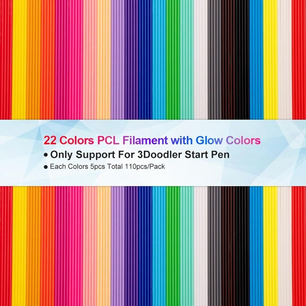 3D doodlers スタートペンアクセサリー 3D ペンフィラメントリフィル PCL 2.5 ミリメートル 22/32 色 3D doodler ペンリフィル DIY ギフトアートプリンター