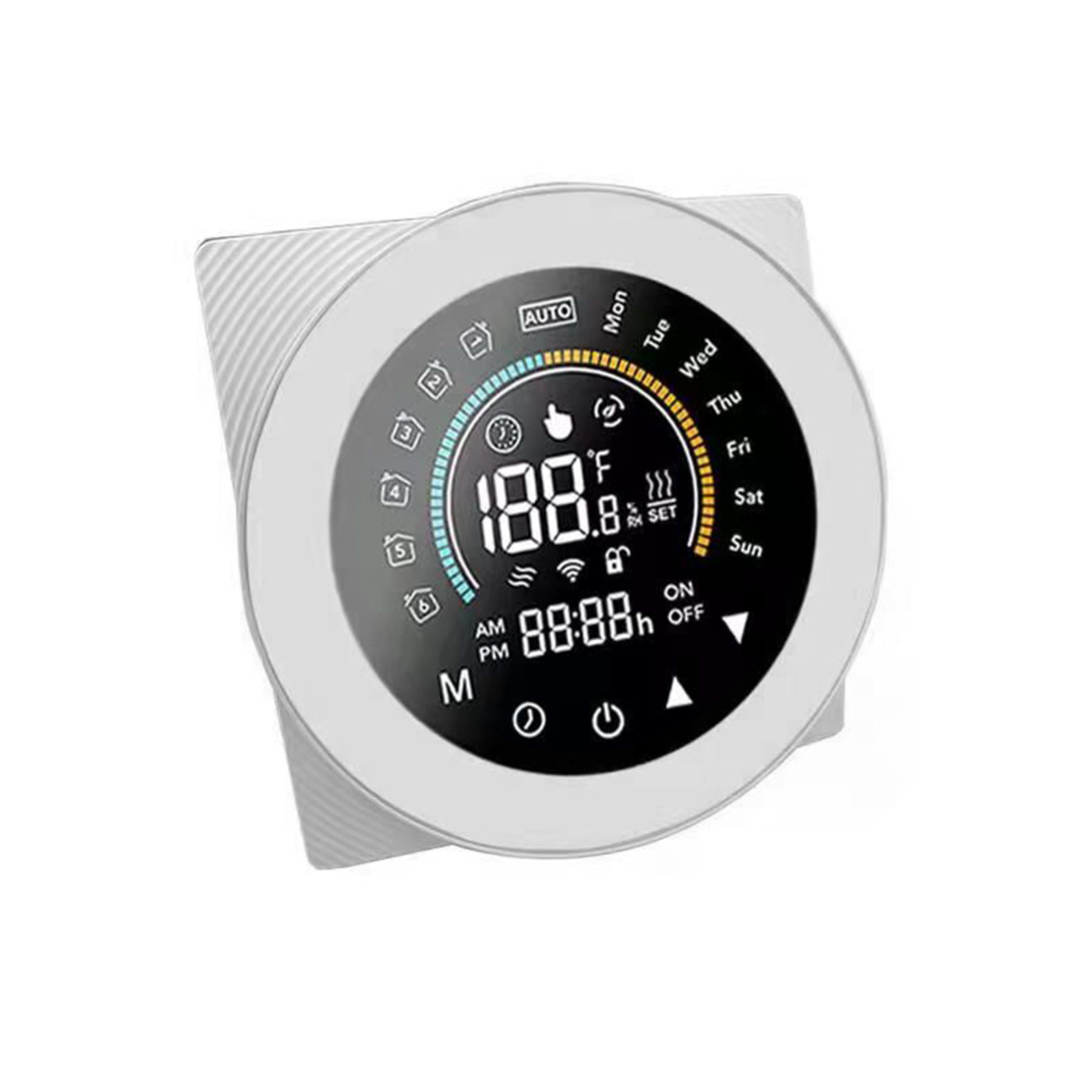 eWelink WiFi スマートサーモスタットデジタル温度コントローラー水/ガスボイラー用大型 LCD ディスプレイタッチボタン音声制御
