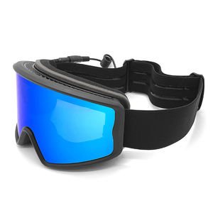 Yijia Optics製カスタム加熱式スキーゴーグル（曇り止めレンズ付き）、電動スノーモービルゴーグル、交換レンズ、OTGマグネット式スキーゴーグル
