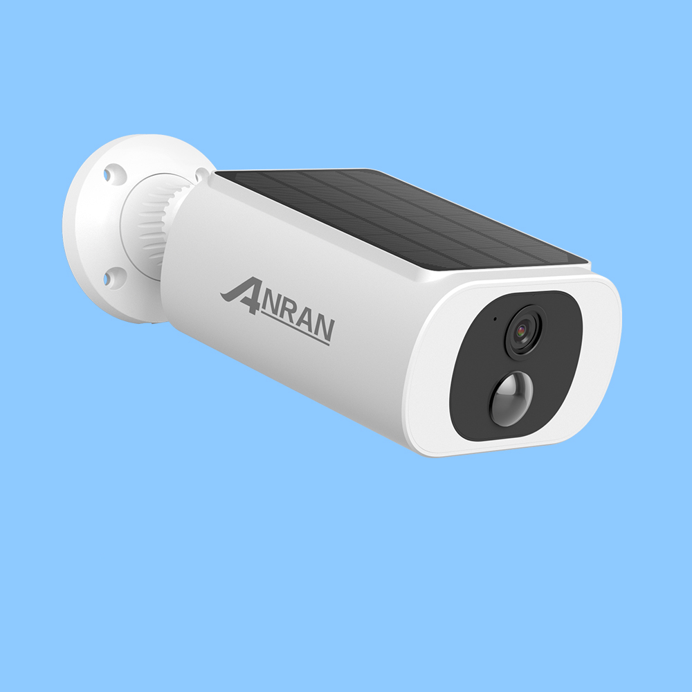 ANRAN 2K ワイヤレスソーラーカメラ屋外監視統合バッテリー Wifi カメラヒューマノイド検出フラッシュアラームナイトビジョン