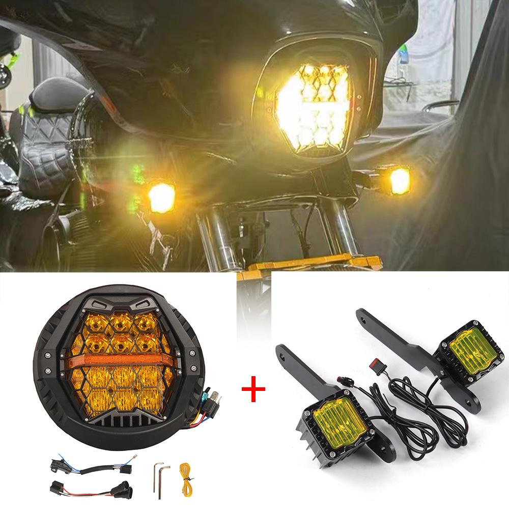 7 インチ パフォーマンス LED ヘッドライト DRL E24