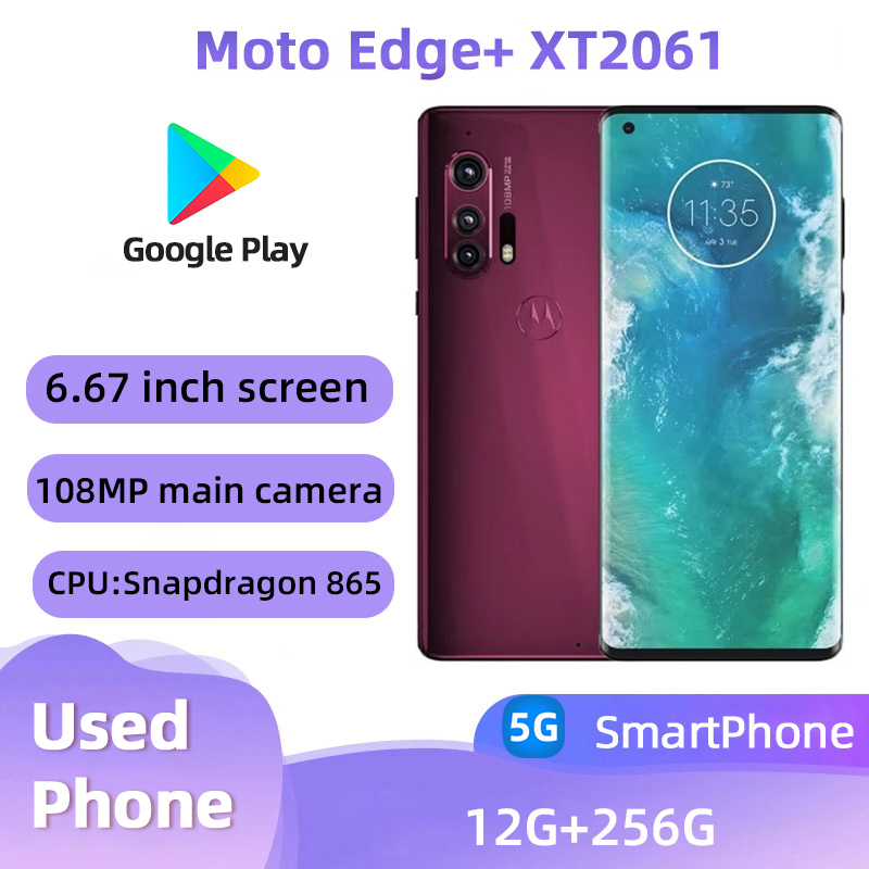 Motorola Moto Edge XT2061 5g スマートフォン Snapdragon 865 6.67 インチ AMOLED スクリーン 5000mAh 18 ワット充電 108MP カメラ使用電話