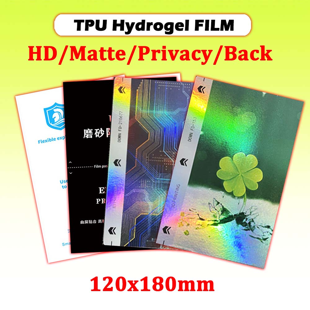 50 個 TPU マット HD プライバシーヒドロゲルフィルム携帯電話スクリーンプロテクターブレード切断機用のぞき見防止柔軟なフィルム