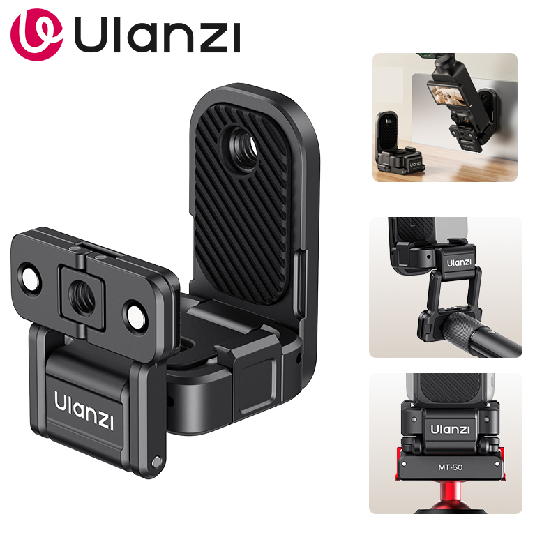 Ulanzi PK16 Pocket3 磁気マウント DJI Osmo Pocket4 3 クイックリリースアダプターフレームホルダー屋外旅行 Vlogging アクセサリー