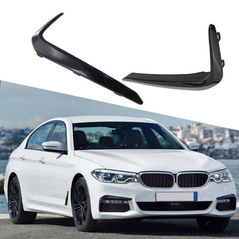 2018 2019 2020 BMW 5 シリーズ M スポーツ G30 G38 フロントフォグライトトリムストリップ眉毛ランプカバー 51118070541 51118070542 新しい
