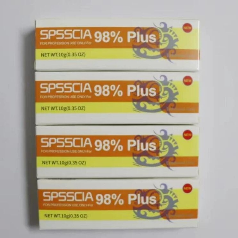オリジナル 98% SPSSCIA タトゥークリームアートメイク前 Microblading 眉毛唇 10 グラムタトゥーアフターケアクリーム