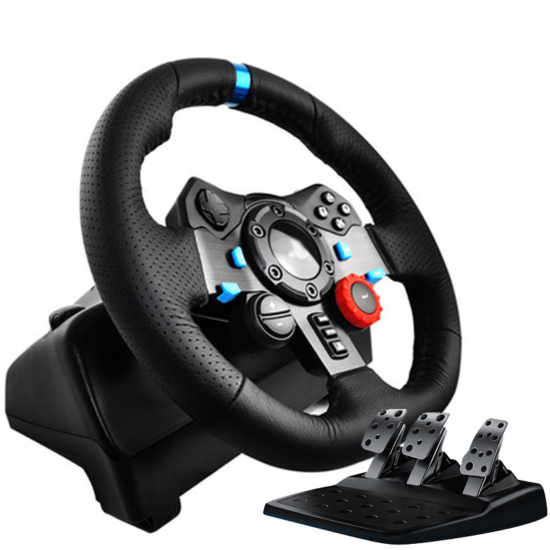 G29 ゲームステアリングホイール空飛ぶ車 PS5 レーシングカー 900 度模擬運転 G923 コンピュータレーシングシミュレーション運転羅