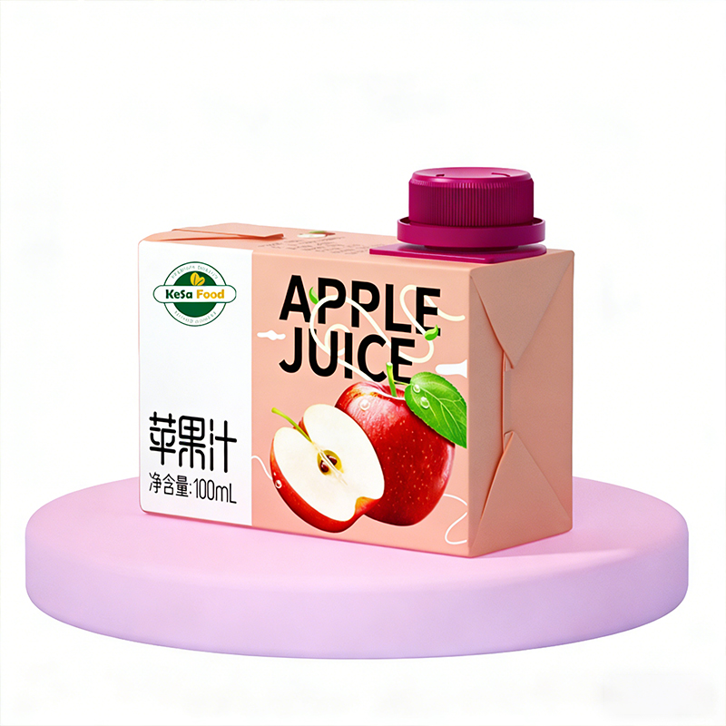 コンビニ向け 100ml すぐに飲めるリンゴジュース飲料
