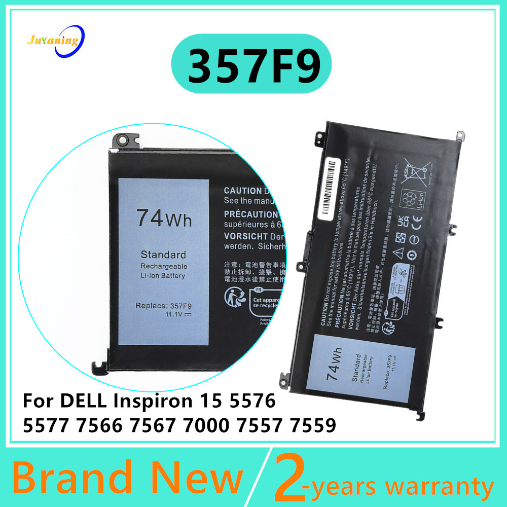 00GFJ6 ノートパソコン用バッテリー DELL Inspiron 15 7000 5576 7559 5577 7557 7566 7567 P57F P65F 357F9 11.1V 74WH