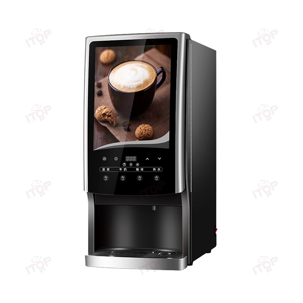商業インスタント飲料機インスタントコーヒー自動販売機パウダーボックス 1.6 キロ * 3 個複数の飲料を作る
