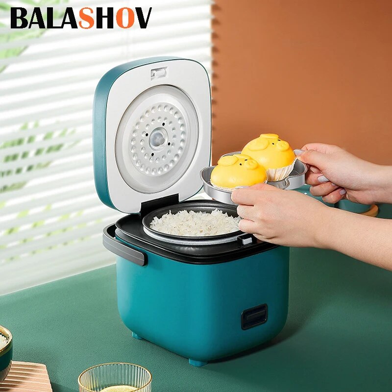 スマート電気炊飯器多機能ミニポットはノンスティック調理家庭用およびキッチン家電 220V 蒸し器付き